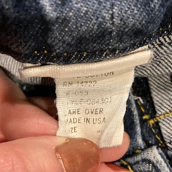 Vintage Size 7 Sostanza Denim Pleated Cut off shorts - Picture 9 of 10